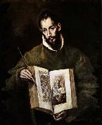 El Greco St Luke oil painting